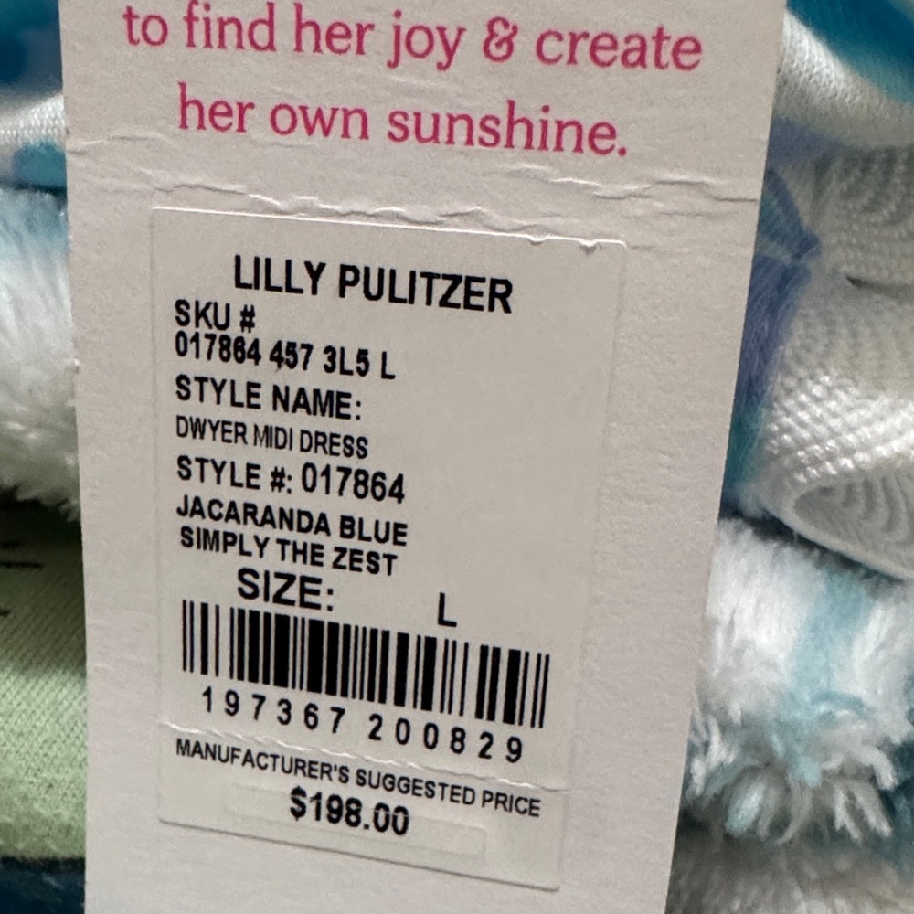 Lily Pulitzer Dwer Midi Dress - Picture 3 of 3